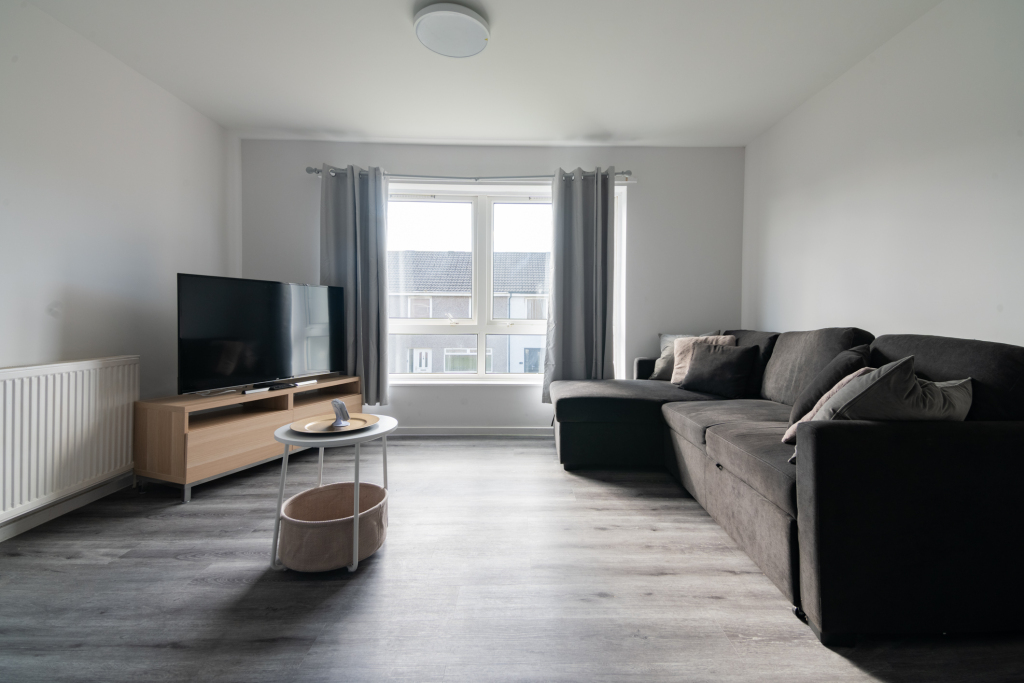 Living room in Fully Furnished Short -term Rental Properties in Livingston